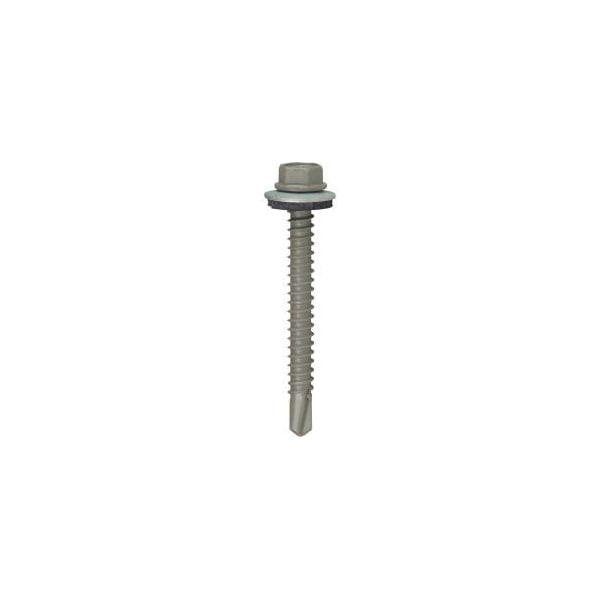 Itw #12-24 x 2 in Hex Hex Machine Screw, Plain Steel 21416 - main